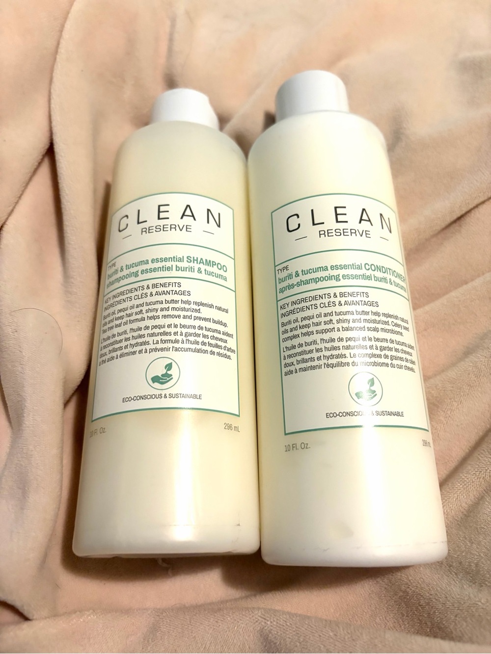 Clean Reserve Buriti & Tucuma Essential Shampoo & Conditioner